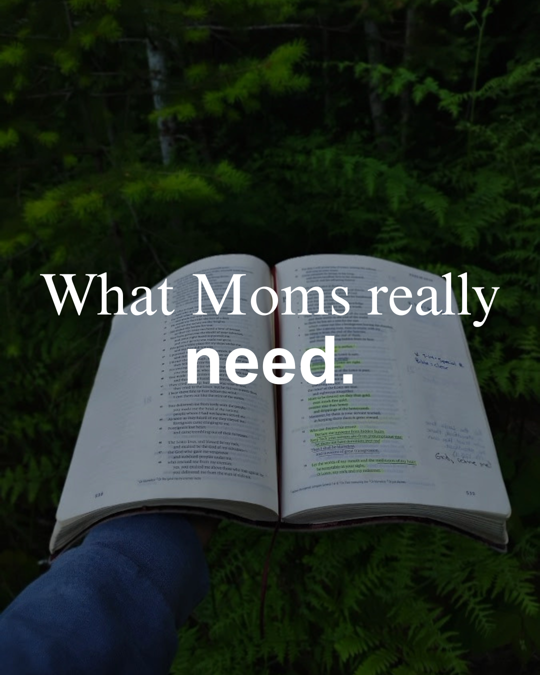 Why Moms Need Their Bibles